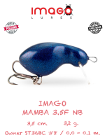 Воблер IMAGO LURES MAMBA 3.5F (плавающий), 3.2гр. цвет - NB