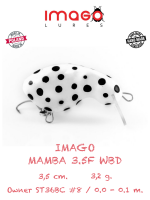 Воблер IMAGO LURES MAMBA 3.5F (плавающий), 3.2гр. цвет - WBD