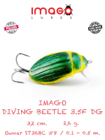 Воблер IMAGO LURES DIVING BEETLE 3.5F (плавающий), 2,6гр. цвет - DG