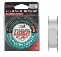 Леска флюорокарбоновая LIDER FLUOROCARBON 100% 30м.