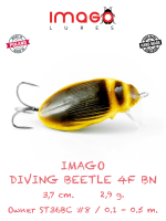 Воблер IMAGO LURES DIVING BEETLE 4F (плавающий), 2,9гр. цвет - BN