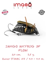 Воблер IMAGO LURES MAYBUG 3F Flow, 2,5гр.