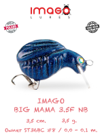 Воблер IMAGO LURES BIG MAMA 3.5F (плавающий), 3,5гр. цвет - NB