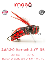 Воблер IMAGO LURES HORNET 35F, 2,7гр., цвет RB