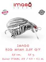 Воблер IMAGO LURES BIG MAMA 3.5F (плавающий), 3,5гр. цвет - GY