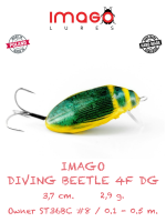 Воблер IMAGO LURES DIVING BEETLE 4F (плавающий), 2,9гр. цвет - DG