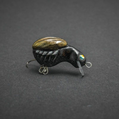 Воблер IMAGO LURES LITTLE MI 3F (плавающий), 2,5гр. цвет - BK