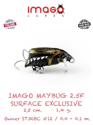 Воблер IMAGO LURES MAYBUG 2.5F Surface Exclusive, 1,4гр.