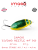 Воблер IMAGO LURES DIVING BEETLE 4F (плавающий), 2,9гр. цвет - DG Воблер IMAGO LURES DIVING BEETLE 4F (плавающий), 2,9гр. цвет - DG