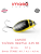 Воблер IMAGO LURES DIVING BEETLE 3.5S (тонущий), 3гр. цвет - BK Воблер IMAGO LURES DIVING BEETLE 3.5S (тонущий), 3гр. цвет - BK