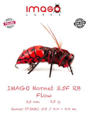 Воблер IMAGO LURES HORNET 35F FLOW (без лопатки), 2,5гр., цвет RB
