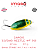 Воблер IMAGO LURES DIVING BEETLE 4F (плавающий), 2,9гр. цвет - DG