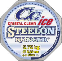 Леска KONGER STEELON CRISTAL CLEAR ICE 50м.
