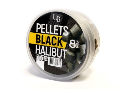 Пеллетс насадочный Ultrabaits "BLACK HALIBUT" 8мм.